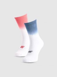 4F Skarpety casual za kostkę (2-pack) uniseks - multikolor 35-38. Skarpety 4F, bez wzorów. Za 59.99 zł.