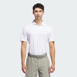 Koszulka polo Ultimate365 Solid. Białe koszulki polo Adidas, m, bez wzorów, z materiału, bez kołnierzyka, bez ramiączek, na golfa. Za 259.00 zł.