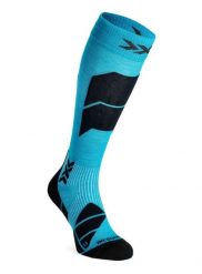 Skarpety narciarskie X-Socks Ski Perform Merino OTC. Niebieskie skarpety X-Socks, bez wzorów, z materiału. Za 209.99 zł.