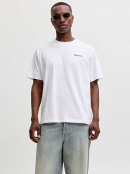 Jack & Jones Koszulka "Lemon" w kolorze białym rozmiar: M. Białe bezrękawniki Jack & Jones, m, bez wzorów, z bawełny, bez kołnierzyka, bez ramiączek. Za 61.46 zł.