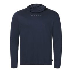 Bluza z kapturem przeciwsłoneczna Musto Evo Crew. Niebieskie bluzy z kapturem Musto, s, bez wzorów, z kapturem. Za 350.50 zł.