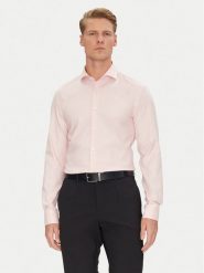 BOSS Koszula 50538962 Różowy Slim Fit. Czerwone koszule Boss, m, bez wzorów, z bawełny, bez kołnierzyka, bez ramiączek. Za 329.99 zł.