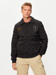 Aeronautica Militare Kurtka bomber 242AB2191CT3375 Czarny Regular Fit. Czarne kurtki Aeronautica Militare, m, bez wzorów, z syntetyku, bez kaptura. Za 899.99 zł.