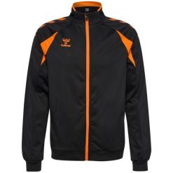 Kurtka z dresu Hummel Core 2.0. Brązowe kurtki Hummel, bez wzorów, z dresówki, bez kaptura. Za 223.50 zł.