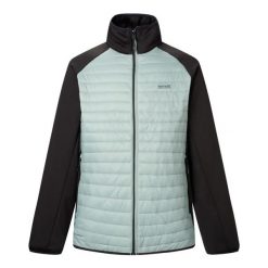 Kurtka hybrydowa Regatta Clumber. Czarne kurtki Regatta, bez wzorów, z puchu, bez kaptura. Za 288.50 zł.