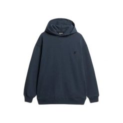 Oversizowa bluza z kapturem Superdry Blank. Niebieskie bluzy z kapturem Superdry, xl, bez wzorów, z kapturem. Za 345.05 zł.