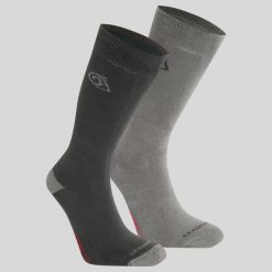 Skarpety turystyczne Craghoppers NosiLife Travel Twin Pack Socks. Niebieskie skarpety Craghoppers, bez wzorów. Za 140.99 zł.
