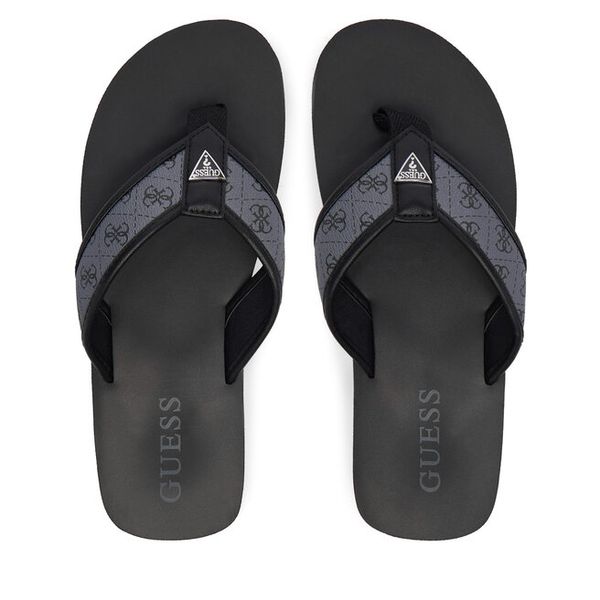 Japonki Guess. Szare japonki Guess, z aplikacjami. Za 203.99 zł.