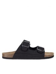 Lanetti Klapki 7410990001 Czarny. Czarne klapki Lanetti, z syntetyku. Za 79.99 zł.