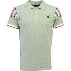 Koszulka polo "Karreaux" w kolorze jasnoszarym. Koszulki polo sportowe marki Stone Goose. W wyprzedaży za 98.95 zł.