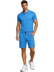 Geographical Norway Koszulka polo "Koliar" w kolorze niebieskim rozmiar: M. Niebieskie koszulki polo Geographical Norway, m, bez wzorów, z bawełny, bez kołnierzyka, bez ramiączek. Za 86.99 zł.