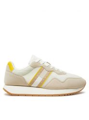 Tommy Jeans Sneakersy Tjm Modern Runner EM0EM01435 Beżowy. Brązowe buty sportowe casual Tommy Jeans, bez wzorów, z jeansu, bez zapięcia. Za 279.99 zł.