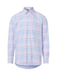 Nils Sundström Męska koszula casual Mężczyźni Regular Fit Bawełna różowy|niebieski, XXL. Czerwone koszule Nils Sundström, m, bez wzorów, z bawełny, bez kołnierzyka, bez ramiączek. Za 199.95 zł.