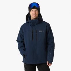 Męska kurtka narciarska St. Anton SR wodoodporna i wiatroszczelna. Czarne kurtki narciarskie i snowboardowe SWEDEMOUNT, m, bez wzorów, narciarskie. Za 599.99 zł.