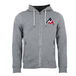 Bluza z kapturem Peak Mountain Charles. Szare bluzy z kapturem Peak Mountain, na zimę, bez wzorów, z polaru, z kapturem. W wyprzedaży za 248.50 zł.