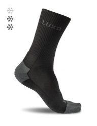 Skarpety Jesienne Rowerowe dla dorosłych LUXA Finest. Czarne skarpety LUXA, bez wzorów, z materiału. Za 79.90 zł.
