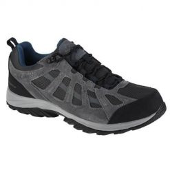 Buty trekkingowe męskie Columbia Redmond Iii Wp. Czarne trekkingi Columbia, bez wzorów, z materiału, bez zapięcia. Za 382.99 zł.
