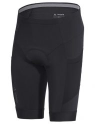 Spodenki rowerowe z wyściełaną wkładką M Kuro Tights II. Czarne spodenki rowerowe Vaude, m, bez wzorów, z materiału, rowerowe. Za 559.00 zł.