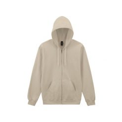 Bluza z kapturem i zamkiem błyskawicznym Gildan. Brązowe bluzy z kapturem GILDAN, xl, bez wzorów, z dżerseju, z kapturem. Za 186.35 zł.