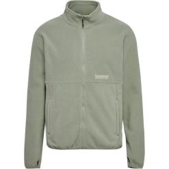 Polar zapinany na zamek błyskawiczny Hummel Pulse. Zielone bluzy z polaru Hummel, bez wzorów, z polaru, bez kaptura. Za 294.50 zł.