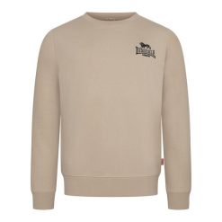 Bluza Lonsdale Lympstone. Brązowe bluzy Lonsdale, m, bez wzorów, bez kaptura. Za 225.50 zł.