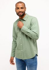 Męska Koszula MUSTANG Elmore Aop On Dark Green 1014762 12547. Zielone koszule Mustang, m, bez wzorów, bez kołnierzyka, bez ramiączek. Za 129.99 zł.