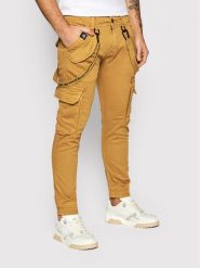 Alpha Industries Spodnie materiałowe Utility 128202 Brązowy Slim Fit. Brązowe spodnie materiałowe Alpha Industries, m, bez wzorów, z bawełny. Za 349.00 zł.