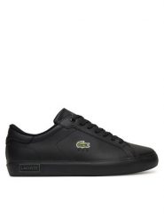 Lacoste Sneakersy Powercourt 7-49SMA0081 Czarny. Czarne buty sportowe casual LACOSTE, bez wzorów, ze skóry, bez zapięcia. Za 359.99 zł.