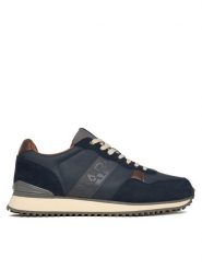 Napapijri Sneakersy Cosmos NP0A88XV Granatowy. Niebieskie buty sportowe casual Napapijri, bez wzorów, z materiału, bez zapięcia. Za 339.99 zł.