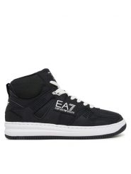 EA7 Emporio Armani Sneakersy 7X000899 AF28472 Czarny. Czarne buty sportowe casual EA7 Emporio Armani, bez wzorów, ze skóry, bez zapięcia. Za 809.99 zł.