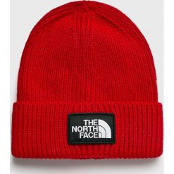The North Face - Czapka. Czerwone czapki zimowe marki The North Face, z dzianiny. W wyprzedaży za 99.90 zł.