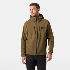 Kurtka narciarska Helly Hansen Odin Pro. Brązowe kurtki narciarskie i snowboardowe Helly Hansen, m, bez wzorów, narciarskie. W wyprzedaży za 860.00 zł.
