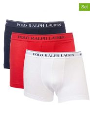 Ralph Lauren Underwear Bokserki (3 pary) w kolorze białym, czerwonym i granatowym rozmiar: S. Białe bokserki Ralph Lauren Underwear, s, bez wzorów. Za 170.95 zł.