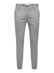 ONLY & SONS Spodnie chino "Mark" w kolorze jasnoszarym rozmiar: W28/L32. Szare eleganckie spodnie Only & Sons, l. Za 112.45 zł.