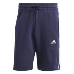 Szorty sportowe męskie adidas Essentials. Niebieskie krótkie spodenki sportowe Adidas, m, bez wzorów. Za 134.00 zł.