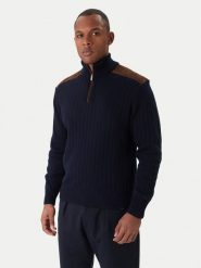 Paul&Shark Sweter 15311113 Granatowy Regular Fit. Niebieskie swetry rozpinane PAUL&SHARK, l, bez wzorów, z wiskozy, bez kołnierzyka, bez ramiączek. Za 2,549.00 zł.