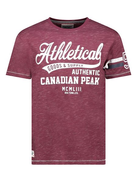 Canadian Peak Koszulka "Jortlabeak" w kolorze bordowym rozmiar: M. Czerwone bezrękawniki Canadian Peak, m, bez wzorów, z bawełny, bez kołnierzyka, bez ramiączek. Za 56.79 zł.