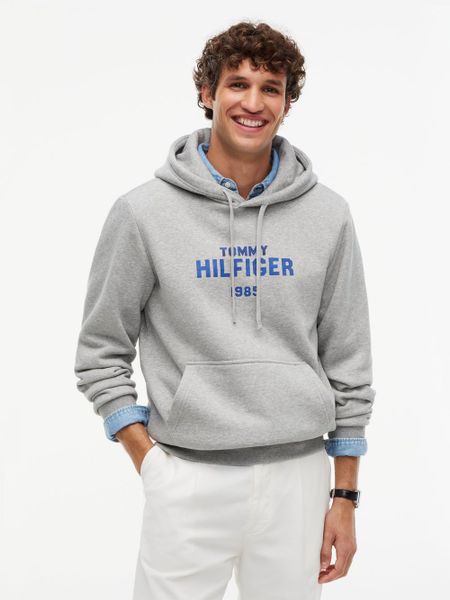 Tommy Hilfiger bluza z kapturem Mężczyźni szary, M. Szare bluzy z kapturem Tommy Hilfiger, m, bez wzorów, z kapturem. Za 409.95 zł.