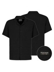 Eight2Nine Koszula w kolorze czarnym rozmiar: XL. Czarne koszule Eight2Nine, xl, bez wzorów, z bawełny, bez kołnierzyka, bez ramiączek. Za 86.99 zł.