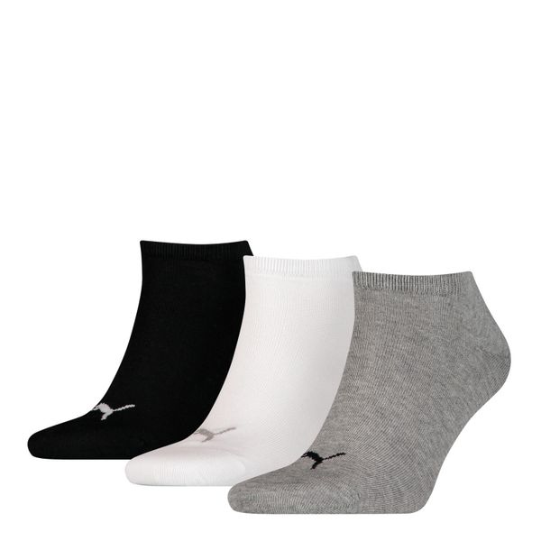 Skarpety męskie Puma 3-PAK. Szare skarpety Puma, bez wzorów, z materiału. Za 45.99 zł.