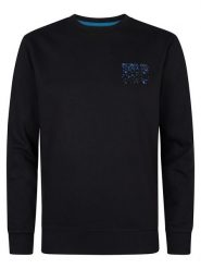 Petrol Bluza w kolorze czarnym rozmiar: XXL. Czarne bluzy Petrol, xxl, bez wzorów, z bawełny, bez kaptura. Za 123.25 zł.