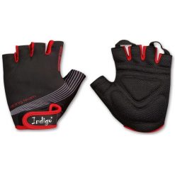 Rękawiczki Fitness i Rowerowe oddychające INDIGO. Czarne rękawiczki INDIGO SPORTS, bez wzorów. Za 43.00 zł.