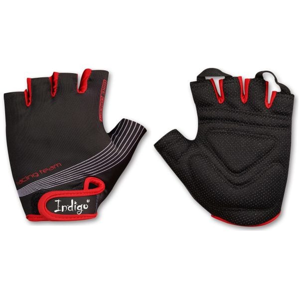 Rękawiczki Fitness i Rowerowe oddychające INDIGO. Czarne rękawiczki INDIGO SPORTS, bez wzorów. Za 43.00 zł.
