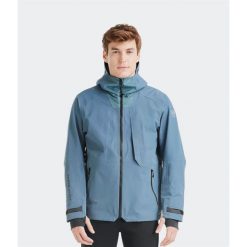 Kurtka przeciwdeszczowa z kapturem Horse Pilot Element. Niebieskie kurtki HORSE PILOT, bez wzorów, z kapturem. Za 1,583.60 zł.