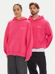 2005 Bluza Unisex Basic Różowy Regular Fit. Czerwone bluzy 2005, m, bez wzorów, z bawełny, bez kaptura. Za 189.99 zł.