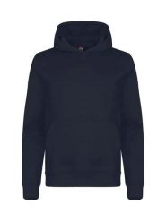 Clique Miami Hoody Junior – Bluza z kapturem z bawełny i poliestru z recyklingu. Niebieskie bluzy z kapturem CLIQUE, bez wzorów, z bawełny, z kapturem. Za 153.11 zł.