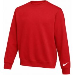 Męska bluza Nike Park 26 Fleece Crew - polar, regular fit, bez kaptura. Czerwone bluzy z polaru Nike, m, bez wzorów, z bawełny, bez kaptura. Za 167.99 zł.