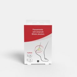Plastry przeciw pęcherzom x 6. Buty trekkingowe FORCLAZ, bez wzorów, bez zapięcia. Za 22.99 zł.