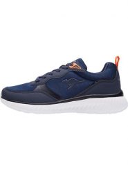 Kangaroos Sneakersy "KM-Nuvo" w kolorze granatowym rozmiar: 43. Niebieskie buty sportowe casual Kangaroos, bez wzorów, z okrągłym noskiem, bez zapięcia. Za 86.28 zł.