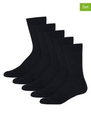 DKNY Skarpety (5 par) w kolorze czarnym rozmiar: 40-45. Czarne skarpety DKNY, bez wzorów. Za 37.65 zł.